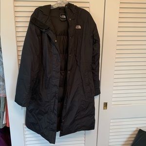 Northface Hyvent black parka, size M